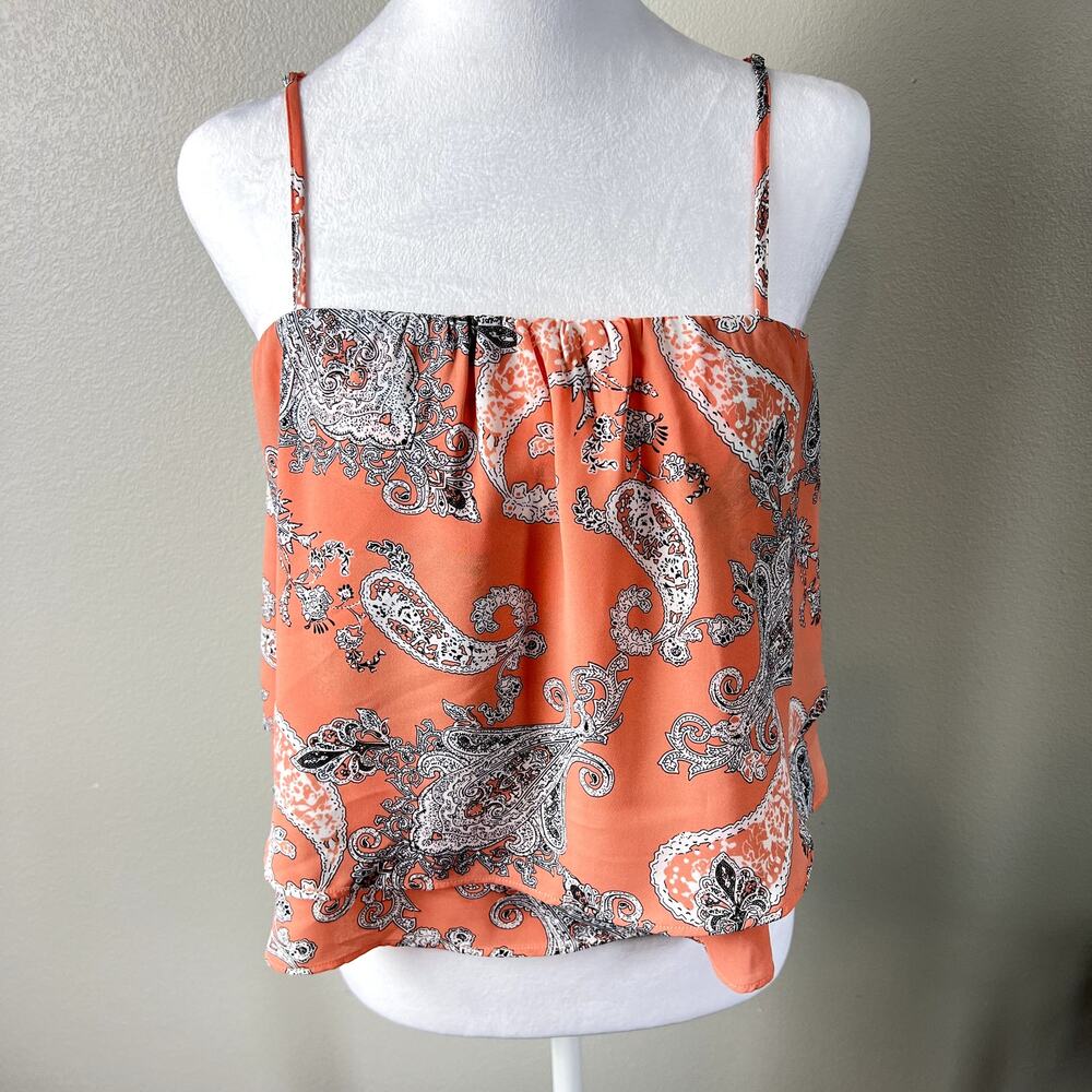Buddy Love Geena Paisley‎ Tank Top Size Small